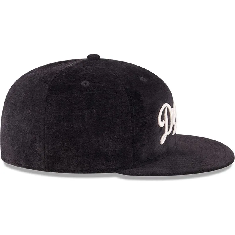 czarna-dopasowana-czapka-z-plaskim-daszkiem-59fifty-day-los-angeles-dodgers-mlb-new-era