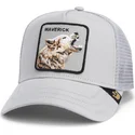 czapka-trucker-szara-wilk-maverick-howling-in-harmony-core-canvas-the-farm-od-goorin-bros