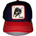 gorra-trucker-azul-marino-y-roja-toro-raging-bull-fab-farm-de-goorin-bros