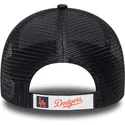 marineblaue-verstellbare-trucker-kappe-fur-kinder-mit-rotem-logo-9forty-homefield-der-los-angeles-dodgers-mlb-von-new-era