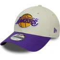cepur-izliekta-bess-regulejams-9forty-contrast-patch-no-los-angeles-lakers-nba-no-new-era