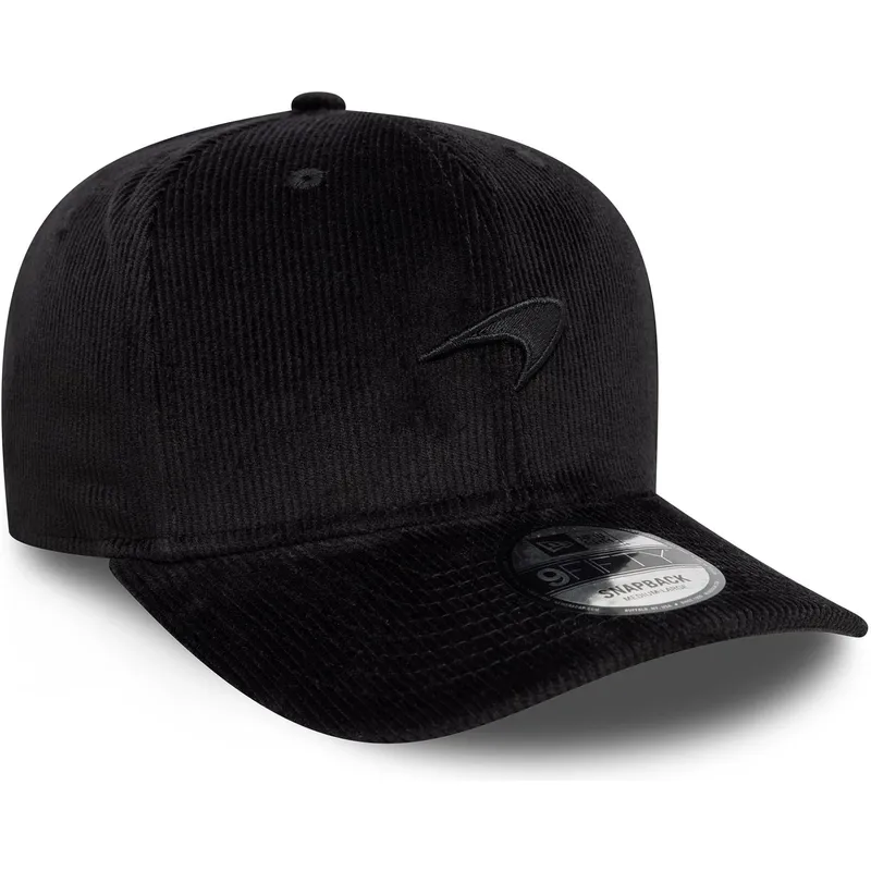 cepur-izliekta-melns-snapback-9fifty-cord-precurved-no-mclaren-racing-formula-1-no-new-era