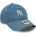 cepur-izliekta-zils-regulejams-9twenty-denim-no-new-york-yankees-mlb-no-new-era