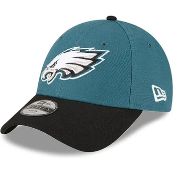 Verstellbare grün-schwarze 9FORTY The League Philadelphia Eagles NFL Kinderkappe von New Era