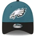 verstellbare-grun-schwarze-9forty-the-league-philadelphia-eagles-nfl-kinderkappe-von-new-era