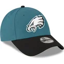 verstellbare-grun-schwarze-9forty-the-league-philadelphia-eagles-nfl-kinderkappe-von-new-era