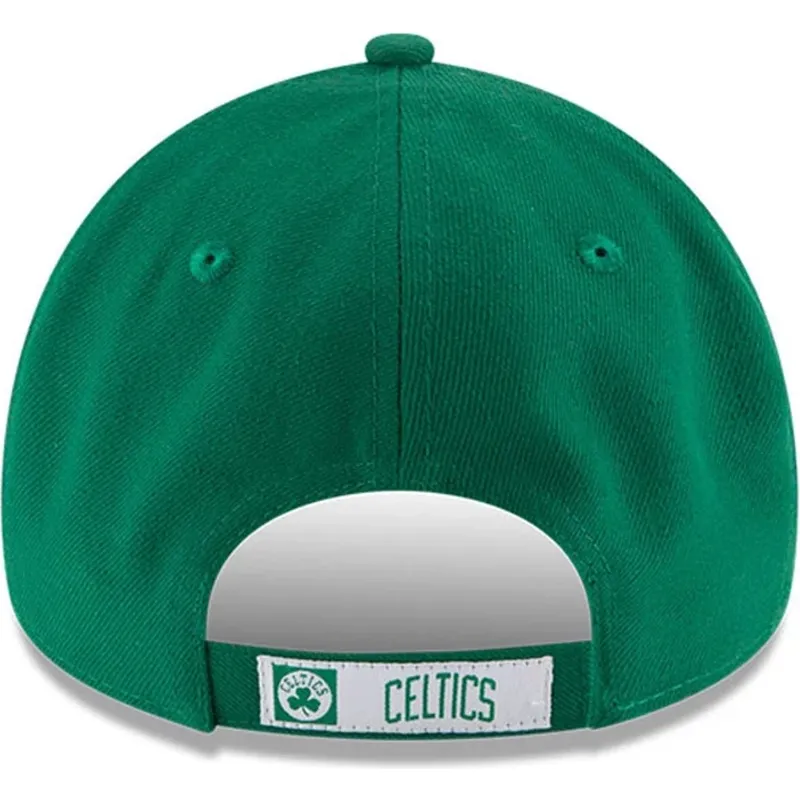 grune-gebogene-verstellbare-kindercap-9forty-the-league-der-boston-celtics-nba-von-new-era