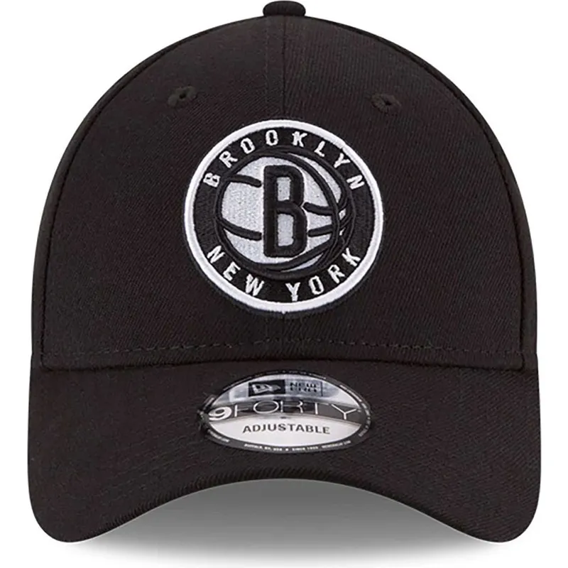 cepur-izliekta-melns-regulejama-lente-berniem-9forty-the-league-no-brooklyn-nets-nba-no-new-era