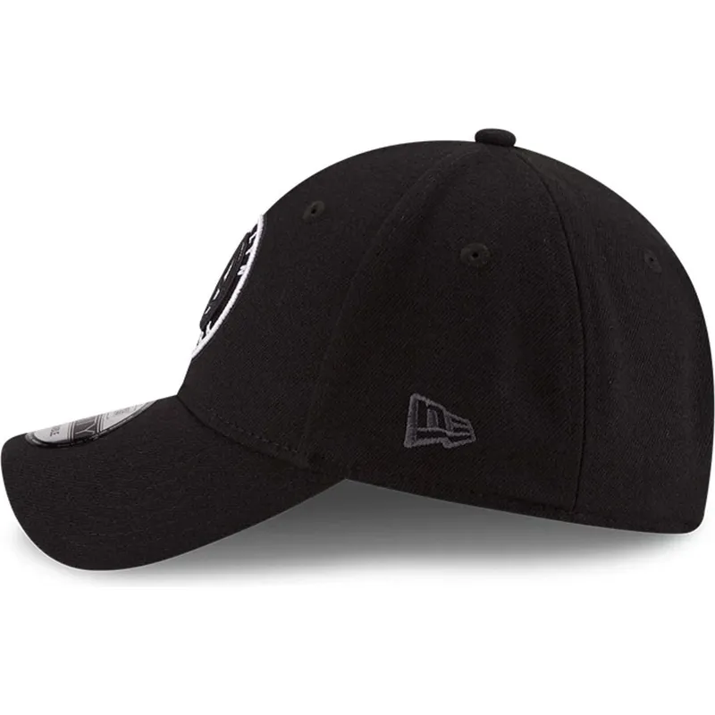 cap-izliekta-black-adjustable-strap-berniem-9forty-the-league-no-brooklyn-nets-nba-no-new-era