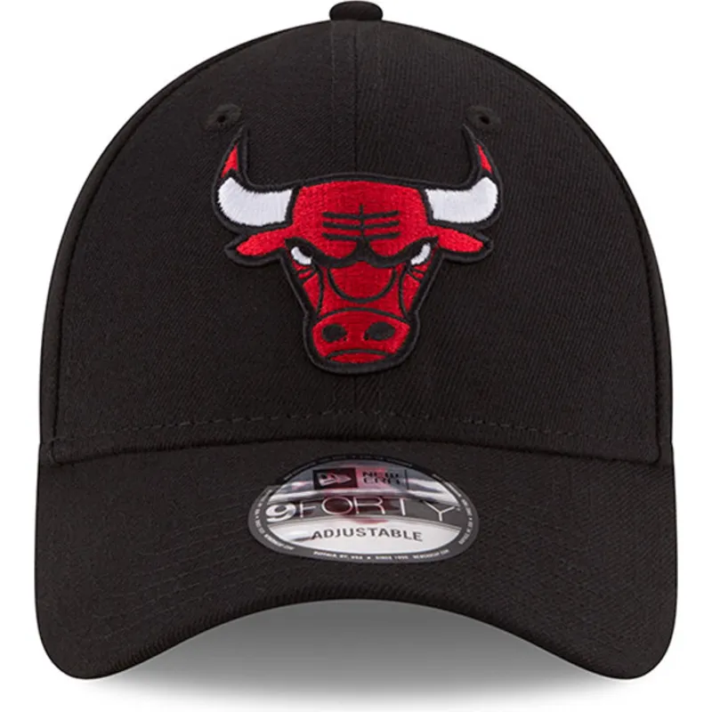svart-bojd-justerbar-keps-for-barn-9forty-the-league-fran-chicago-bulls-nba-av-new-era