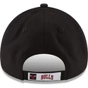 new-era-curved-brim-youth-9forty-the-league-chicago-bulls-nba-black-adjustable-cap