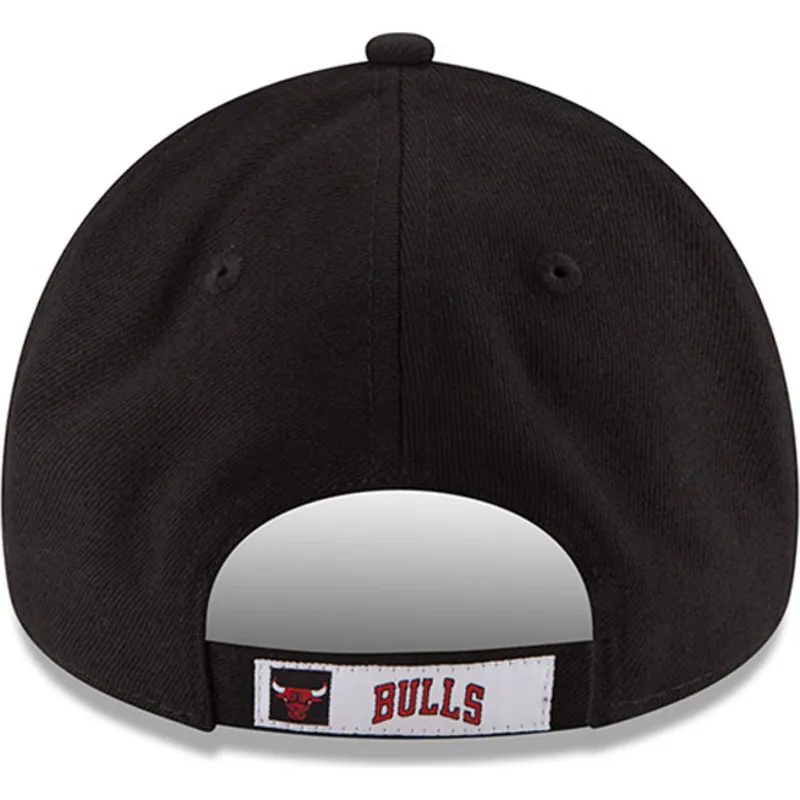svart-bojd-justerbar-keps-for-barn-9forty-the-league-fran-chicago-bulls-nba-av-new-era