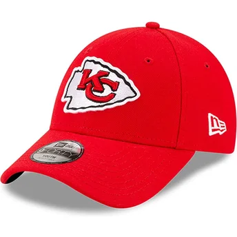 Cepur izliekta sarkans regulējama lente bērniem 9FORTY The League no Kansas City Chiefs NFL no New Era