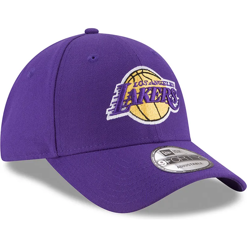 bojd-violett-justerbar-keps-for-barn-9forty-the-league-fran-los-angeles-lakers-nba-av-new-era