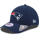 cap-izliekta-navy-blue-adjustable-strap-berniem-9forty-the-league-no-new-england-patriots-nfl-no-new-era