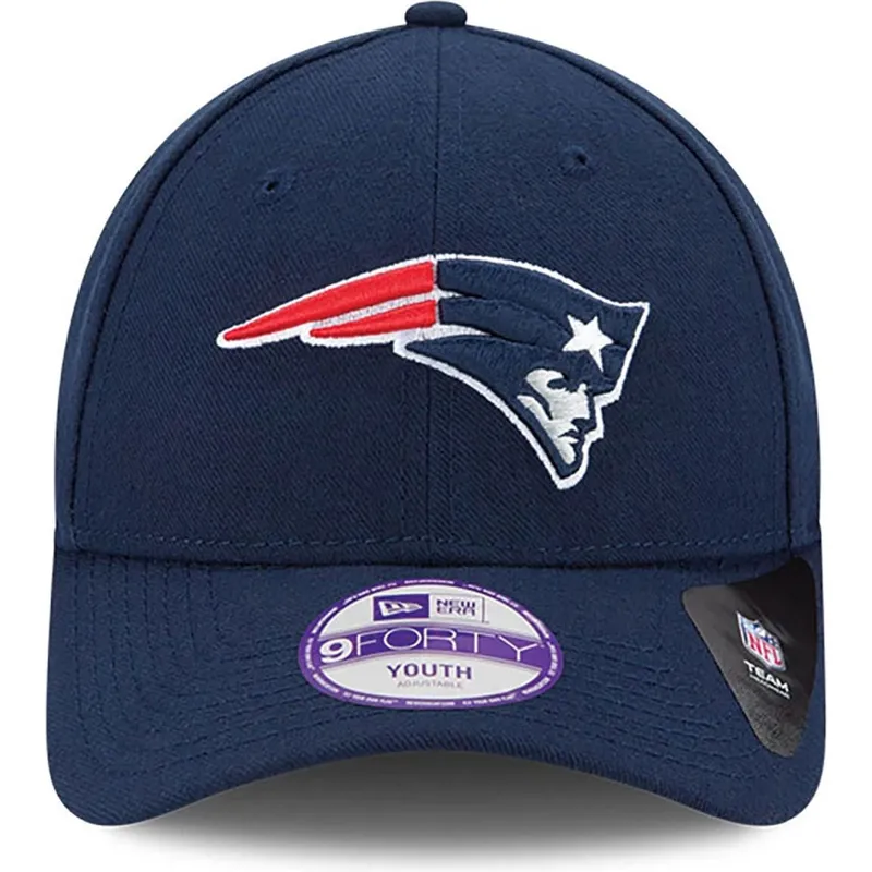 cap-izliekta-navy-blue-adjustable-strap-berniem-9forty-the-league-no-new-england-patriots-nfl-no-new-era