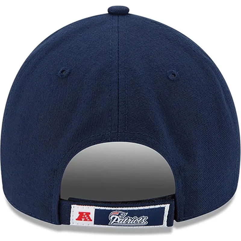 cap-izliekta-navy-blue-adjustable-strap-berniem-9forty-the-league-no-new-england-patriots-nfl-no-new-era