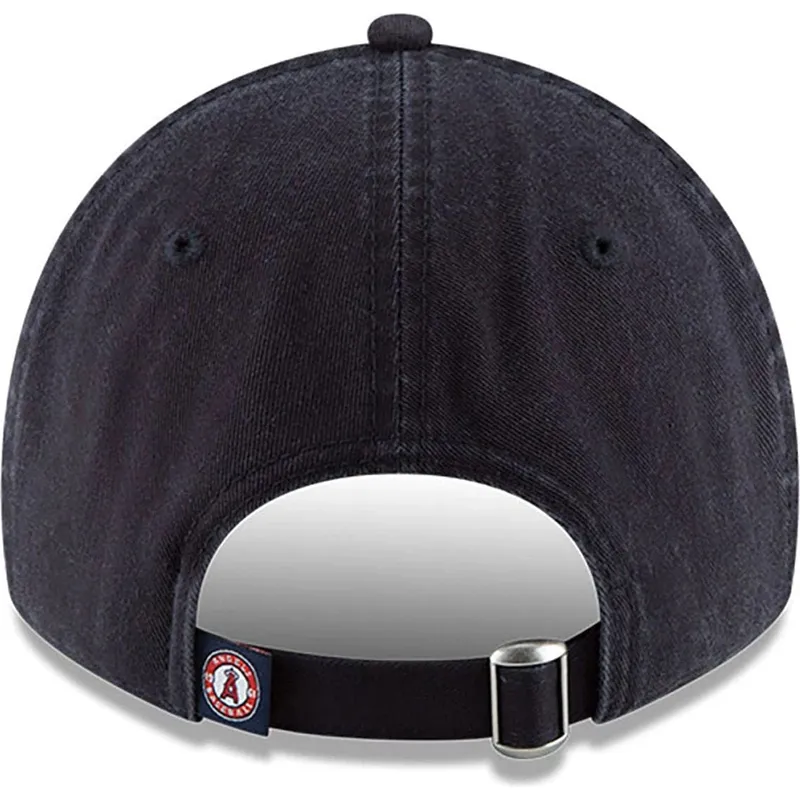 marineblaue-verstellbare-gebogene-kappe-9twenty-core-classic-der-los-angeles-angels-mlb-von-new-era