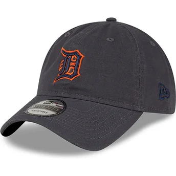 Cepur izliekta pelēks regulējama lente 9TWENTY Core Classic no Detroit Tigers MLB no New Era