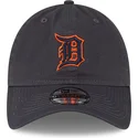 verstellbare-graue-9twenty-core-classic-kappe-der-detroit-tigers-mlb-von-new-era