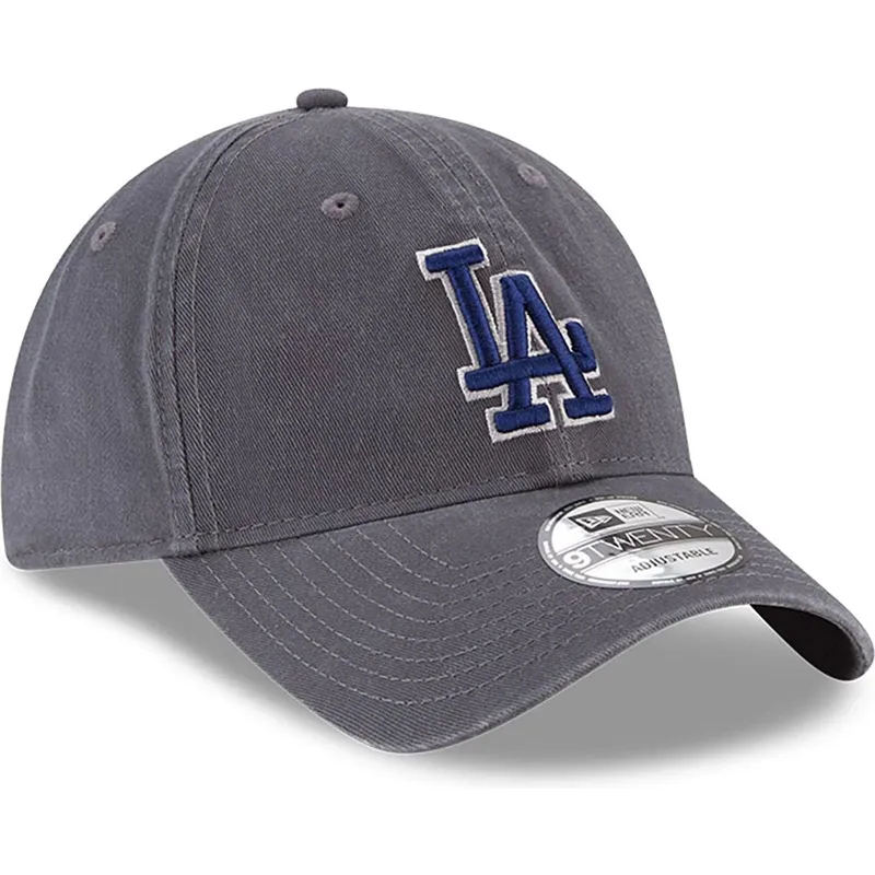 cap-izliekta-gray-adjustable-strap-9twenty-core-classic-no-los-angeles-dodgers-mlb-no-new-era
