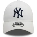 cap-izliekta-white-adjustable-strap-9twenty-core-classic-no-new-york-yankees-mlb-no-new-era