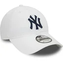 cap-izliekta-white-adjustable-strap-9twenty-core-classic-no-new-york-yankees-mlb-no-new-era