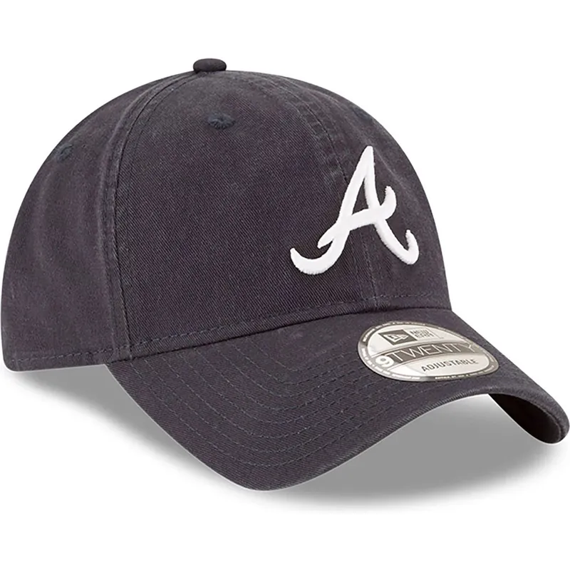 cepur-izliekta-tumsi-zils-regulejama-lente-9twenty-core-classic-no-atlanta-braves-mlb-no-new-era