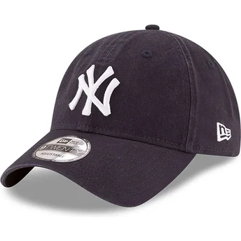 Verstellbare dunkelblaue Kappe 9TWENTY Core Classic New York Yankees MLB von New Era