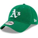 cap-izliekta-green-adjustable-strap-9twenty-core-classic-no-oakland-athletics-mlb-no-new-era