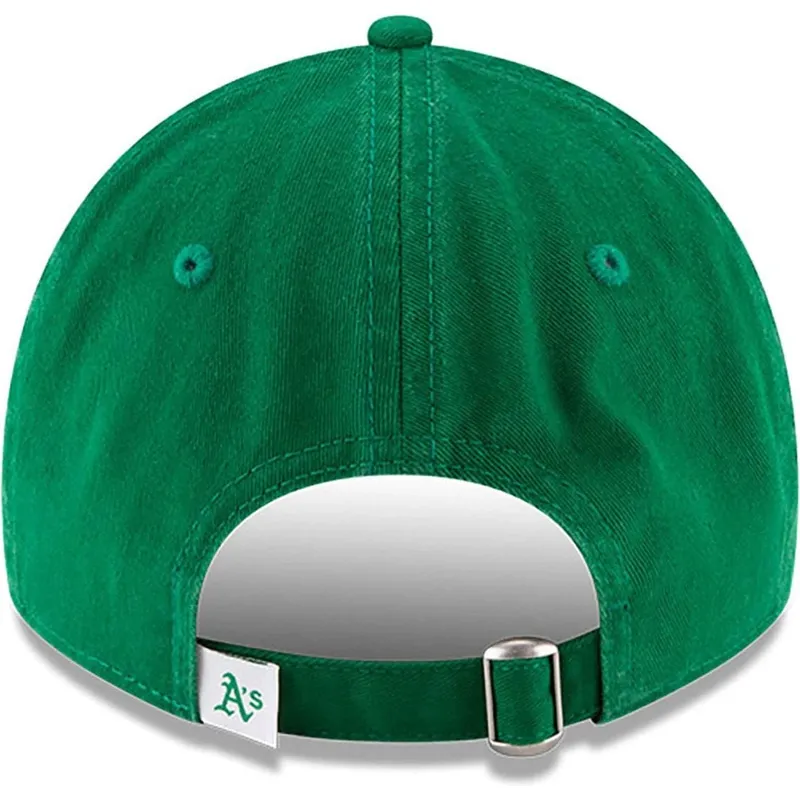 cap-izliekta-green-adjustable-strap-9twenty-core-classic-no-oakland-athletics-mlb-no-new-era
