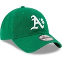 cap-izliekta-green-adjustable-strap-9twenty-core-classic-no-oakland-athletics-mlb-no-new-era