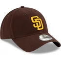 cepur-izliekta-bruns-regulejams-9twenty-core-classic-no-san-diego-padres-mlb-no-new-era