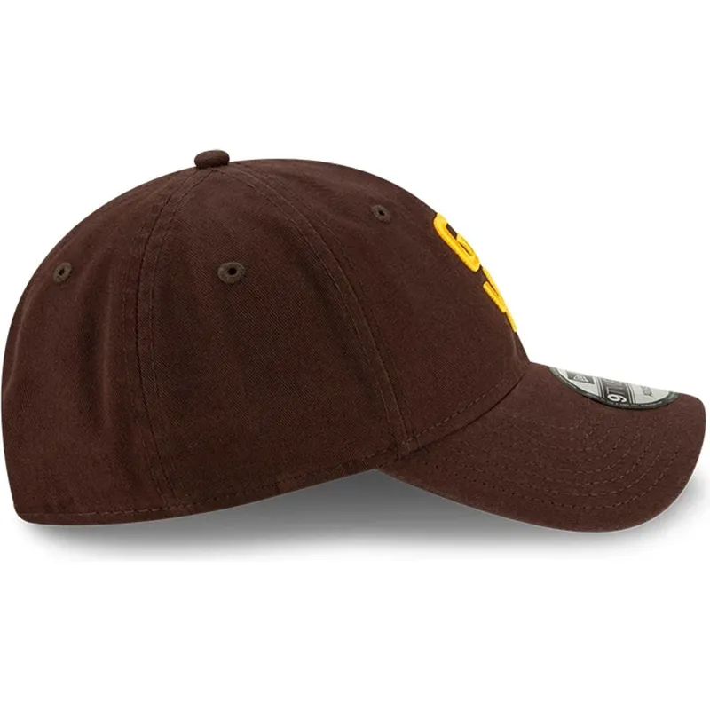 cepur-izliekta-bruns-regulejams-9twenty-core-classic-no-san-diego-padres-mlb-no-new-era