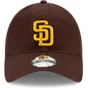 cepur-izliekta-bruns-regulejams-9twenty-core-classic-no-san-diego-padres-mlb-no-new-era