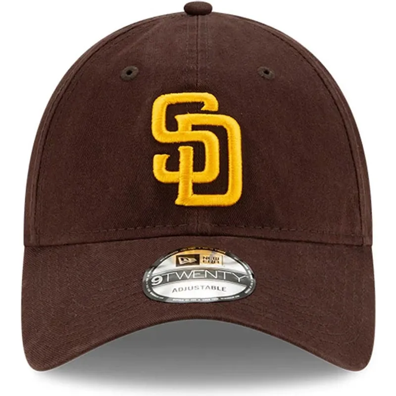 cepur-izliekta-bruns-regulejams-9twenty-core-classic-no-san-diego-padres-mlb-no-new-era