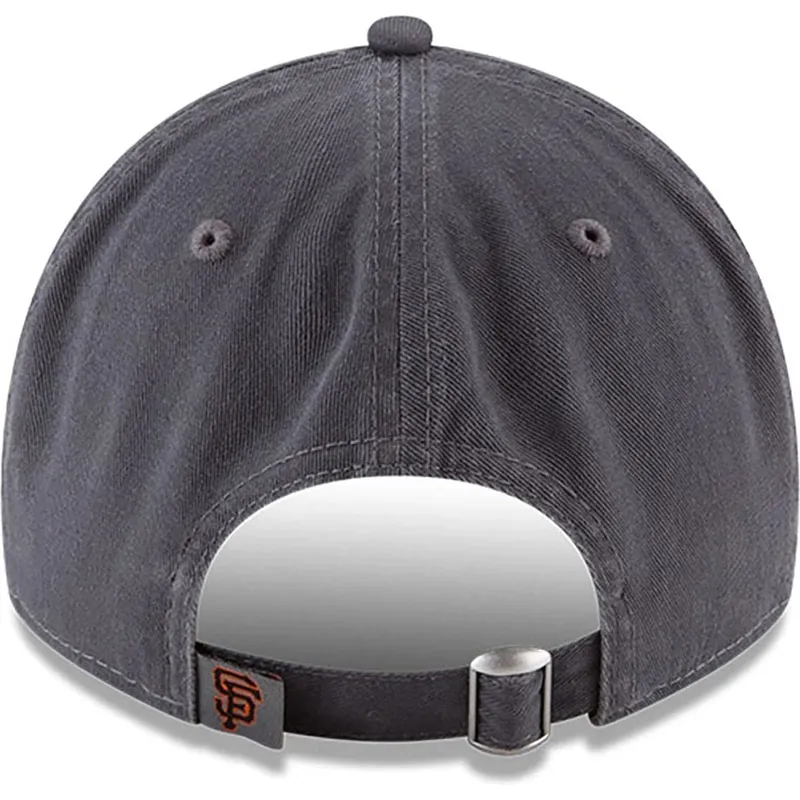 graue-verstellbare-curved-cap-9twenty-core-classic-der-san-francisco-giants-mlb-von-new-era
