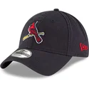 marineblaue-verstellbare-9twenty-core-classic-kappe-der-st-louis-cardinals-mlb-von-new-era