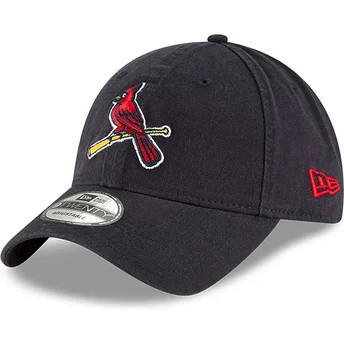 Marineblaue, verstellbare 9TWENTY Core Classic Kappe der St. Louis Cardinals MLB von New Era