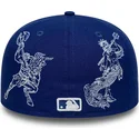 cepur-plakana-zils-pieguloss-59fifty-mythical-no-los-angeles-dodgers-mlb-no-new-era