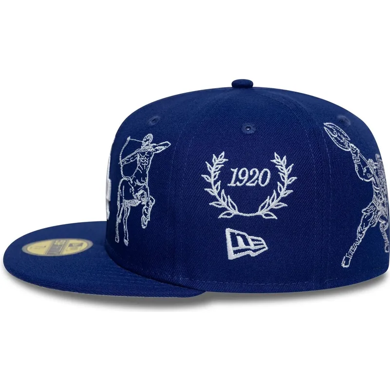 flache-blaue-angepasste-59fifty-mythical-kappe-der-los-angeles-dodgers-mlb-von-new-era