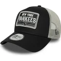 cepur-izliekta-truckeris-melns-snapback-a-frame-patch-no-new-york-yankees-mlb-no-new-era