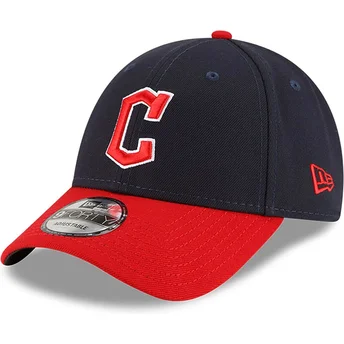 Cepur izliekta tumši zils regulējams 9FORTY The League no Cleveland Guardians MLB no New Era