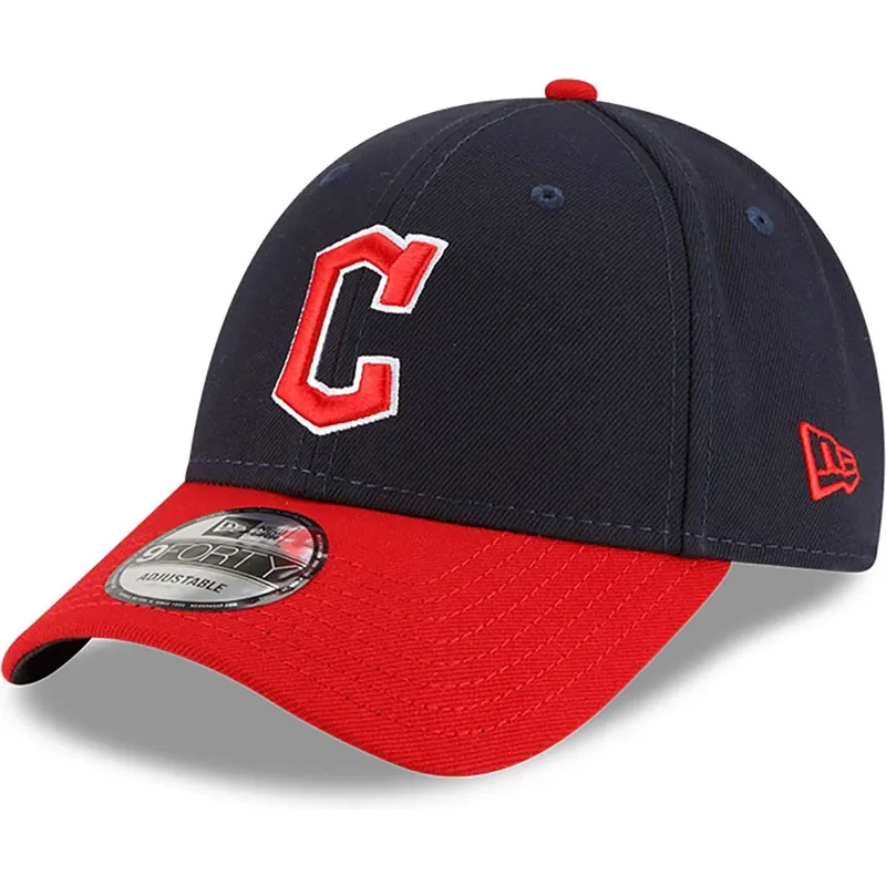 cepur-izliekta-tumsi-zils-regulejams-9forty-the-league-no-cleveland-guardians-mlb-no-new-era