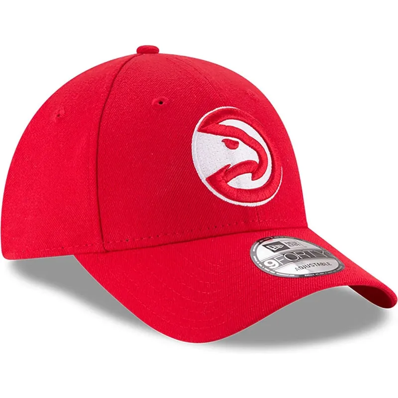 cap-izliekta-red-adjustable-strap-9forty-the-league-no-atlanta-hawks-nba-no-new-era