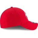 rote-verstellbare-9forty-kappe-the-league-von-atlanta-hawks-nba-von-new-era