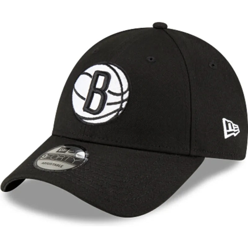 cap-izliekta-black-adjustable-strap-9forty-the-league-no-brooklyn-nets-nba-no-new-era