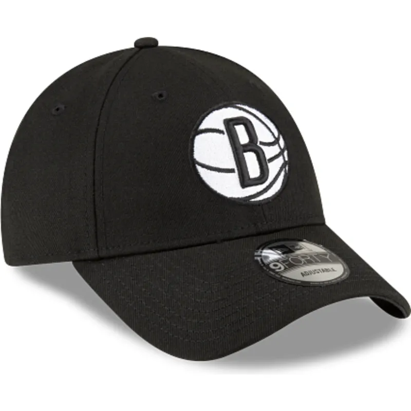 cap-izliekta-black-adjustable-strap-9forty-the-league-no-brooklyn-nets-nba-no-new-era