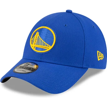9FORTY The League Golden State Warriors NBA verstellbare blaue Kappe von New Era