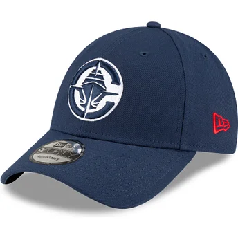 Gorra curva azul marino ajustable 9FORTY The League de Los Angeles Clippers NBA de New Era